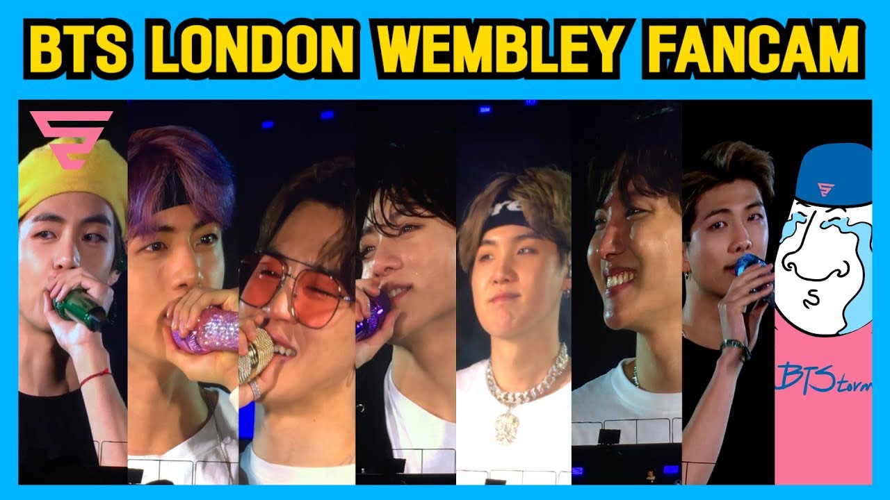 BTS LONDON WEMBLEY FANCAM (EPIPHANY & YOUNG FOREVER) by Lee Seol Hee 런던, 유럽팬들의 감동의 떼창, 그리고 눈물