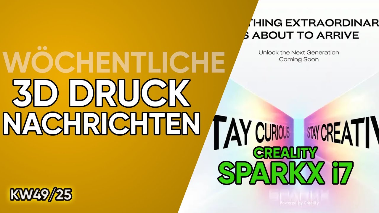 Creality Spark X i7 – Erste Details aus der Community