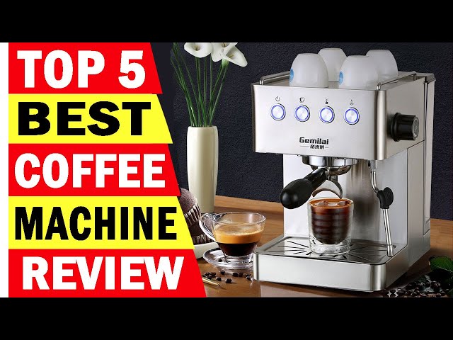 GZZT One-Button Full Automatic Coffee Machine 19Bar ULKA Pump