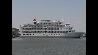 American Constitution Cruise Ship Makes Stop Over In Cambridge, Md HD