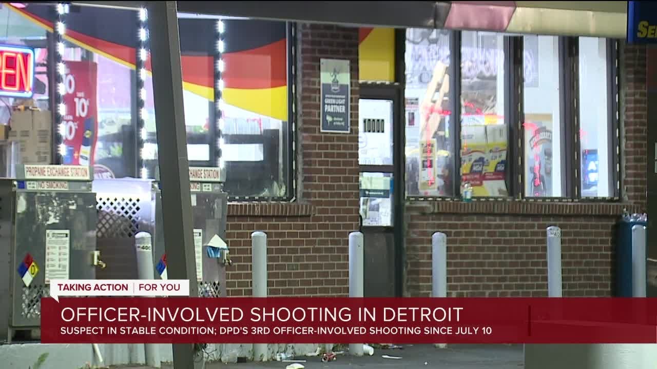 Suspect in stable condition after officer-involved shooting in Detroit ...