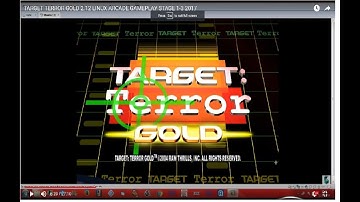 PC ARCADE TARGET TERROR GOLD 2.12 LINUX ARCADE GAMEPLAY STAGE 1-3 2017