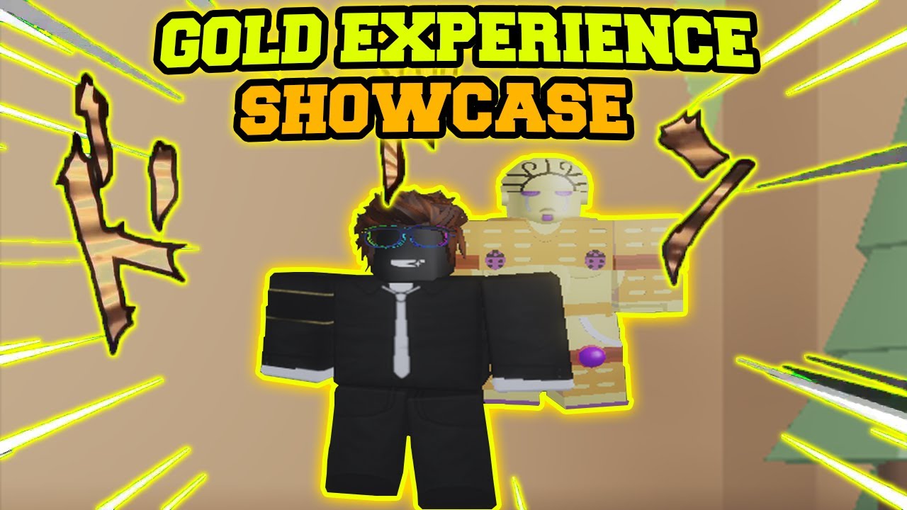 Gold Experience Showcase A Bizarre Day ROBLOX!