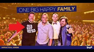 Impractical Jokers - The guys on Sal s shirt Jay Joe Sal Jokes Tim Duffy