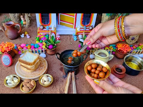 Mini Bread Gulab Jamun | Instant Gulab Jamun Recipe | Rini's Miniature |