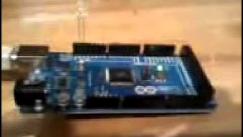 Arduino mega 2560 blinking morse code