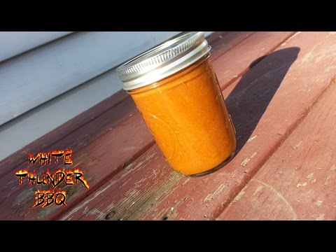 Candied Jalapeno Apple Barbecue Sauce Recipe - How to make a homemade BBQ sauce