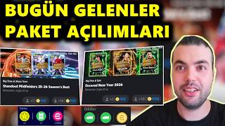 BUGÜN GELENLER 🔥SEZONUN ORTA SAHALARI 🎖️PAKET AÇILIMLARI ⚽EFOOTBALL 2026 MOBİLE