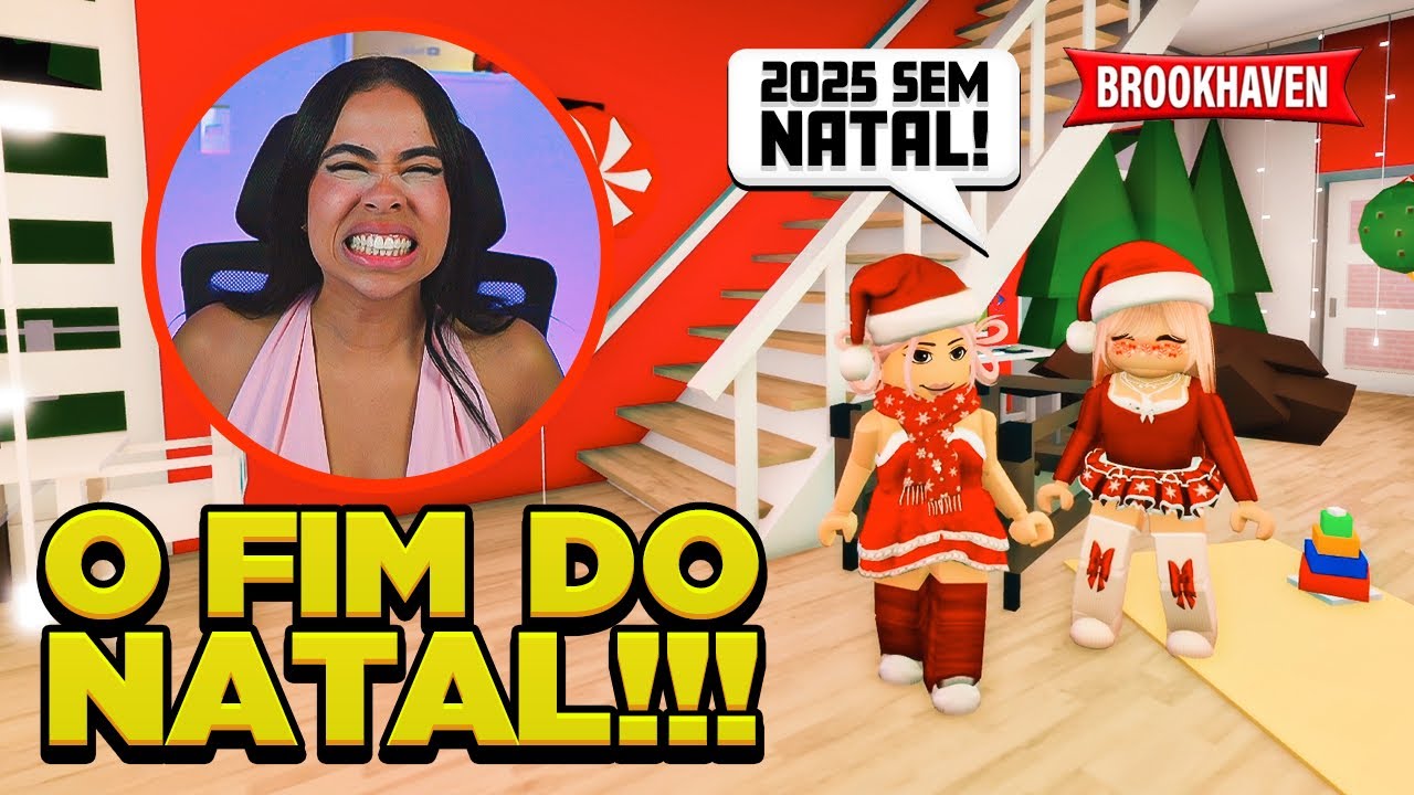 DESTRUINDO O NATAL DA VIZINHA FALSA EM BROOKHAVEN 