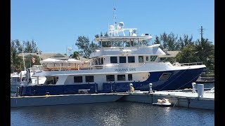 Allseas 92 Steel Expedition yacht at the FLIBS 2017