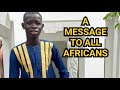 WOW! Every African MUST listen to what this young man had to say.