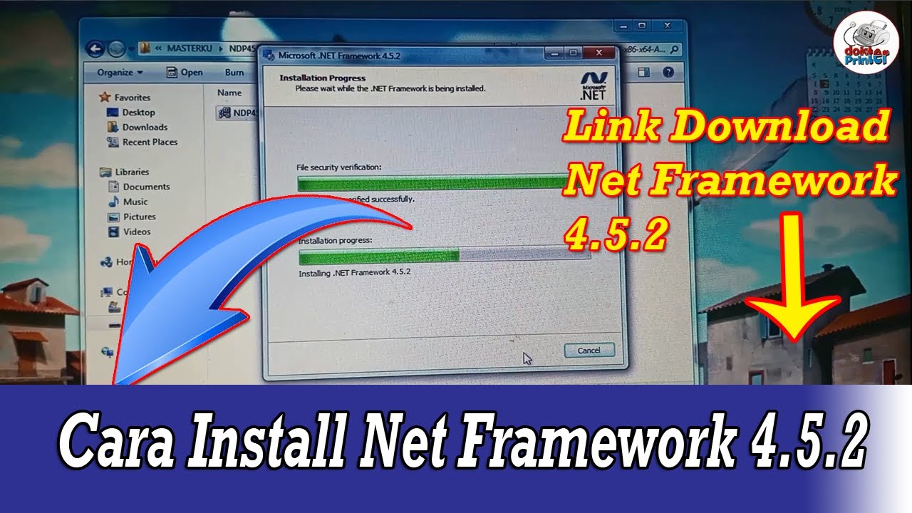 Cara Mudah Install Net Framework 4.5.2 yang BENAR - YouTube