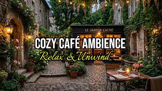 Cozy European Café Ambience ☕ Relaxing Jazz Coffee Shop Background for Study, Sleep & Relax