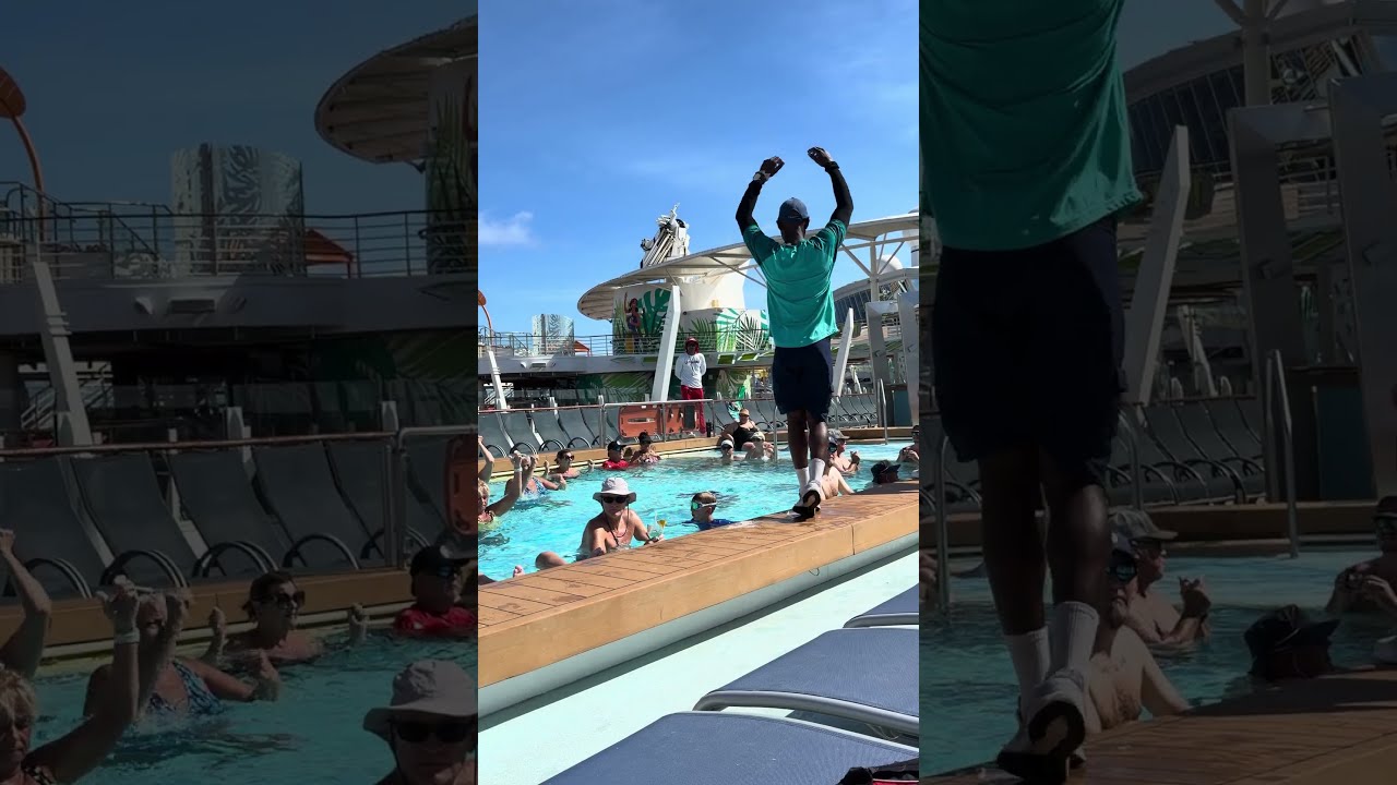 Is this the best way to stay fit at sea? 🚢💪 #cruisetips #fitnessmotivation #travel