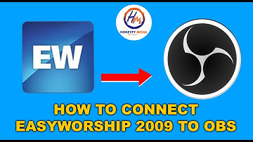 Hoe je easyworship verbindt met OBS voor je livestream || @honestygraphics09