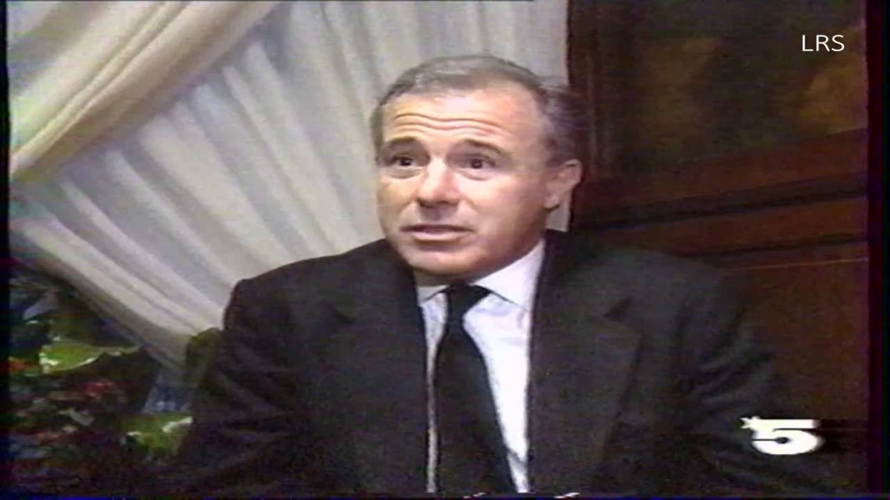 Jean-Claude Bourret annonce la mort de Alphonse de Bourbon - La Cinq 1989.