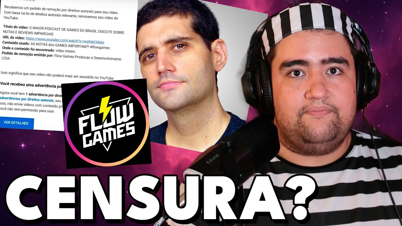 FLOW GAMES COMEÇOU A DERRUBAR VIDEOS QUE CRITICAM ELES? - YouTube