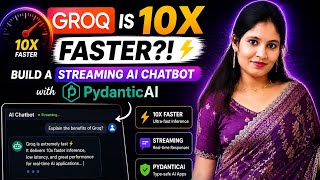 Groq is 10x Faster?! ⚡ Build a Streaming AI Chatbot with PydanticAI