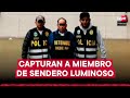 Huaral polica nacional captur a terrorista miembro de sendero luminoso