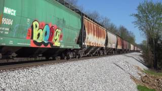 LIRC GP39-2 2375 Leads Empty Grain Train JXTR