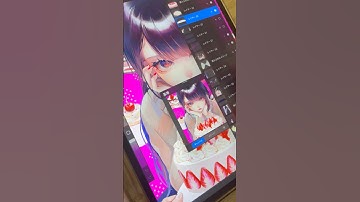 iPadでスイーツ描いてみた　#イラストレーター　#イラストメイキング #グリザイユ画法  #procreate