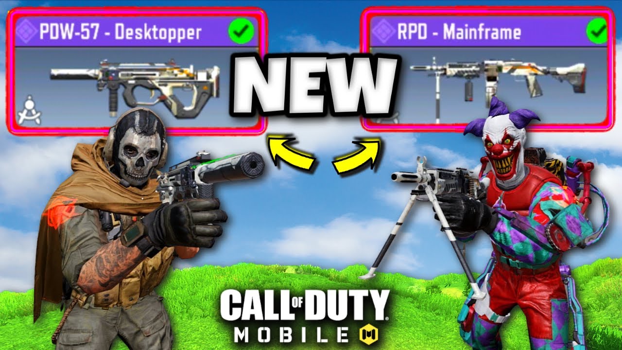 *NEW* EPIC PDW-57 - DESKTOPPER + RPD - MAINFRAME! | CALL OF DUTY MOBILE | SOLO VS SQUADS