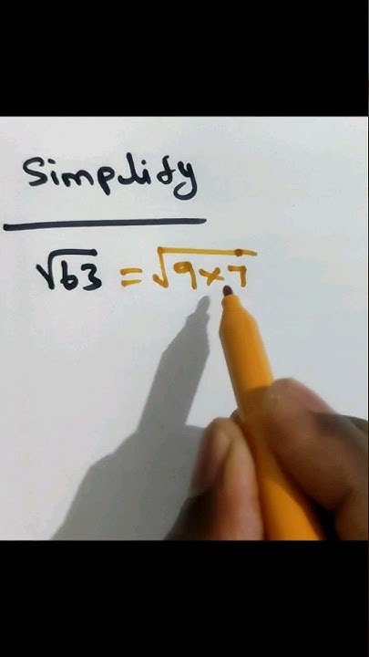How To Simplify Square Root Of 63 simplify shots educationmatters how-to-simplify-square-root-of-63-simplify-shots-educationmatters
