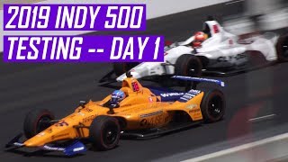 The first official day of indy 500 practice is in books. ed carpetner
racing and team penske are already knocking on door 230 mph. colton
herta ha...