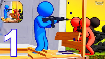 Dusk WarZ - Gameplay Walkthrough Part 1 Stickman Zombie War Army Commander Base Defense Game