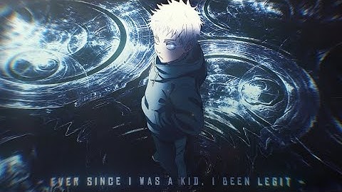 Gojo "Ever since I was a kid, I been legit😎" - Timeless 「Edit/AMV」Alight Motion Free Projects File