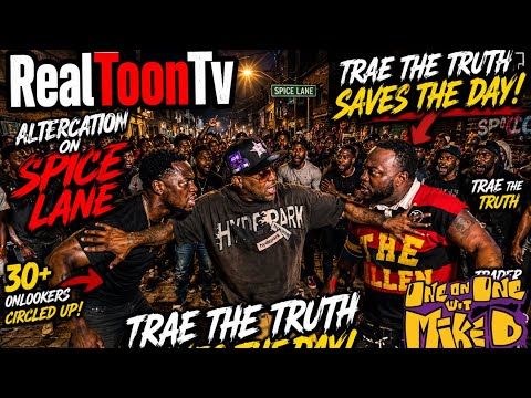Trae The Truth saves RealToonTv from altercation W/ SKEE Taste about Z-Ro being dissed. 