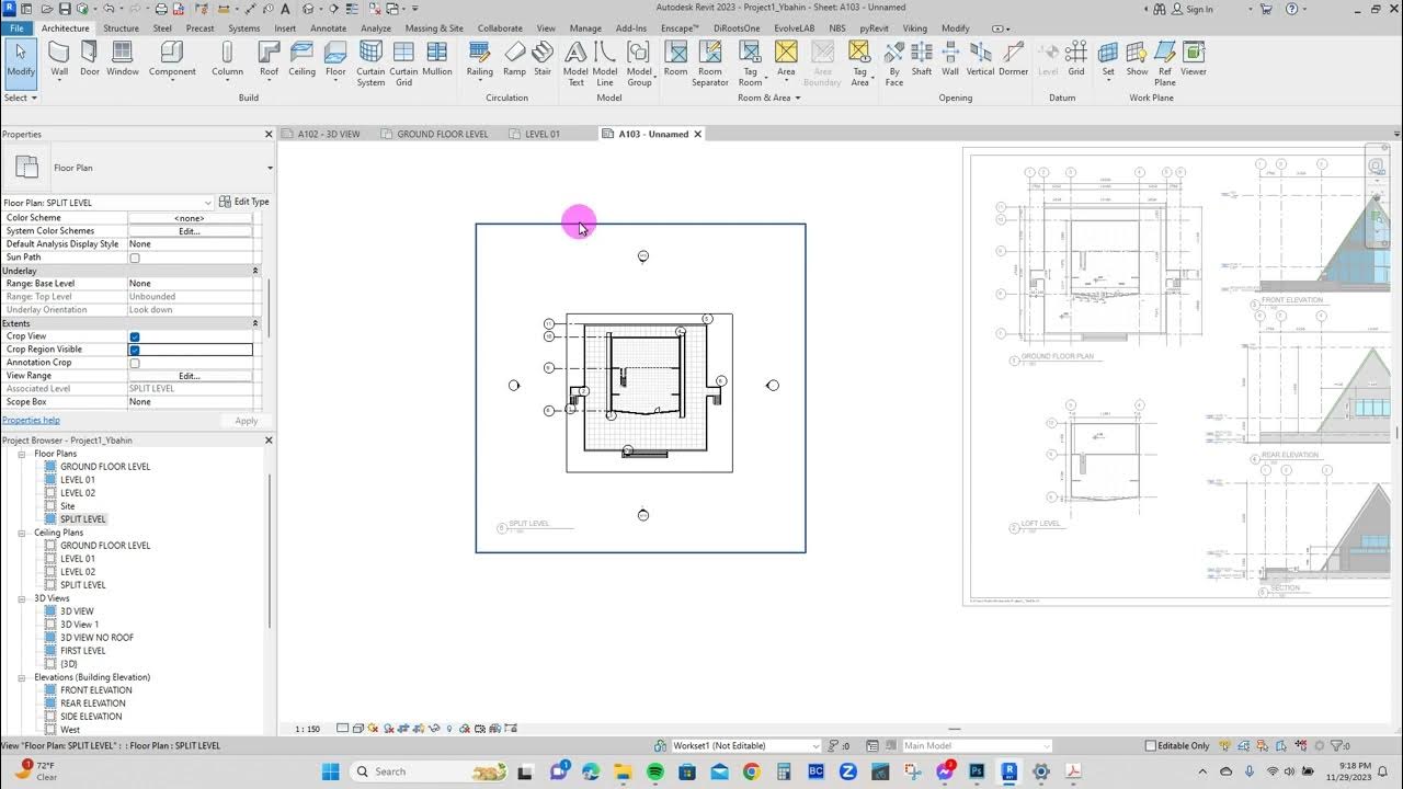 Crop Region Visible & Annotation Crop Revit YouTube