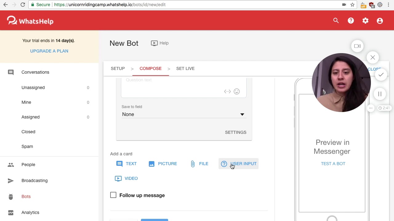 [Day 2] Messenger Marketing Academy: how to create Messenger bot for Facebook Ads