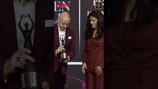 Anupam Kher wins Best Director (Inspirational Film) by Bright Outdoor Media 🏆✨ #shorts #pinkvilla