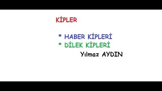 Ki̇pler - Haber Ve Di̇lek Ki̇pleri̇