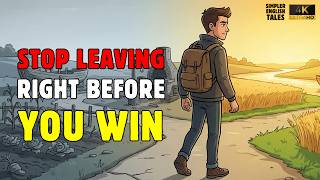 Datos The Real Reason You Never Finish What You Start | English Story With Life Lesson Actualización