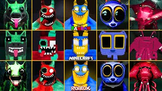 Garten of Banban 8 ALL JUMPSCARES vs MINECRAFT vs ROBLOX