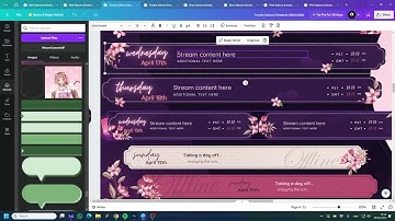 How to Edit Vtuber Stream Schedule in Canva