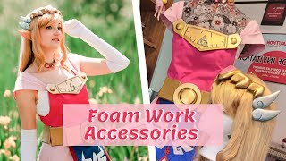 I Finished my Toon Zelda Cosplay | Practicing Foam Work