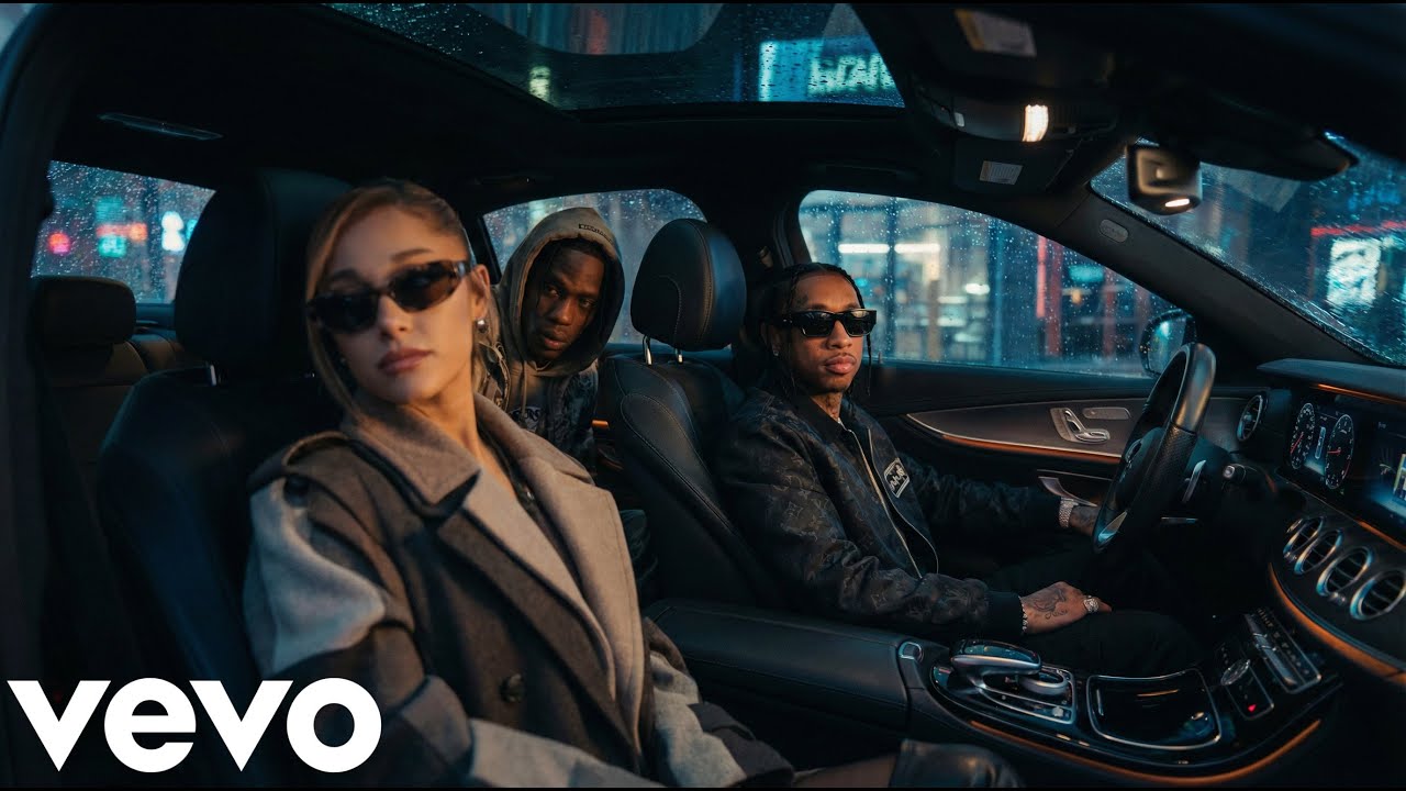 Tyga, Ariana Grande, Travis Scott - After Party (ft. Cardi B, Drake) | (Official Lyrics Video)