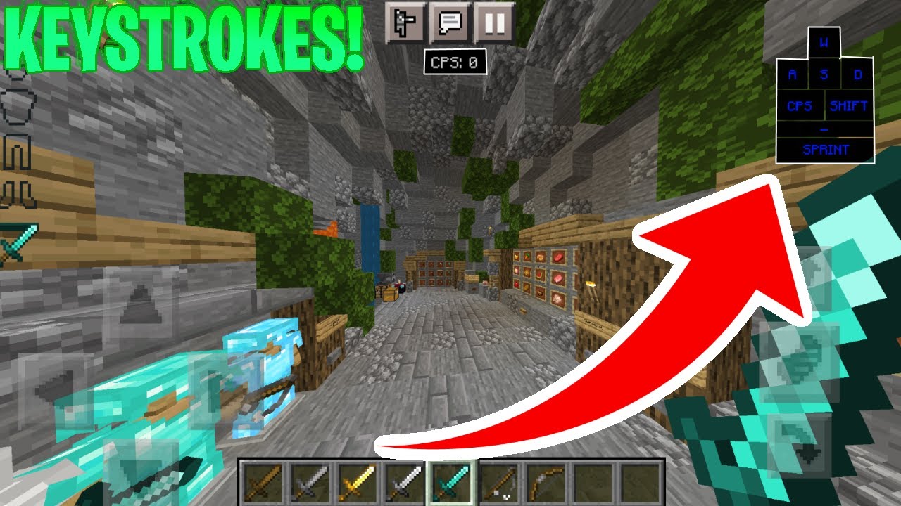 KEYSTOKES/CPS Counter For Minecraft Bedrock Edition - Fate Client