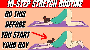 12 MIN DAILY STRETCH (full body) - for tight muscles, mobility & flexibility