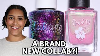 ✨NEW ✨ Cuticula and Nailed It │ Glow Getter Collab  │ Live Swatch & Review │ Polish with Rae