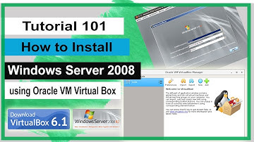 How to install Windows Server 2008 R2 using Oracle VM Virtual Box
