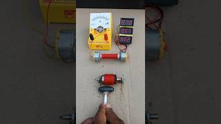 DIY Project: Magnet 🧲 Spins 775 Armature → 2 Generators ⚡→ 30 LEDs 💡 | DC Moving Coil Voltmeter Test