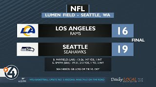 Seahawks playoff hopes alive beat LA Rams 19-16 in overtime