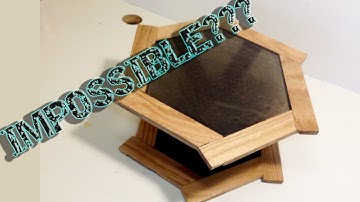 I Tried Building An Impossible Floating Hexagon Shelf | Epoxy Resin