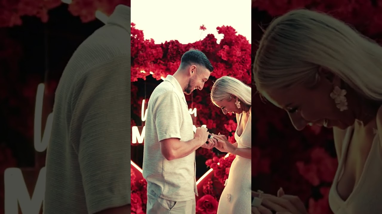 Shangri-La Rooftop Proposal with Stunning Burj Khalifa View  