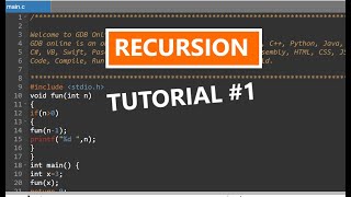 Recursion using C and C++ for competitive programming #competitiveprogramming #coding #programming