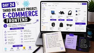 Day 24: Third Big React Project: E-Commerce Front-End (AI Teaches Me Full Stack)